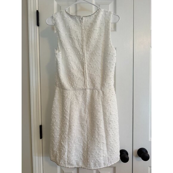 Francesca's Hallie Embellished Hem Mini Dress Bridal Mini Size M Medium - Picture 7 of 8